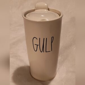 NEW! Rae Dunn "Gulp" Travel Cup/Tumbler